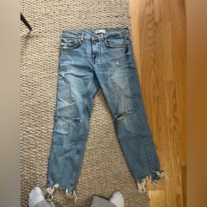Zara straight jeans